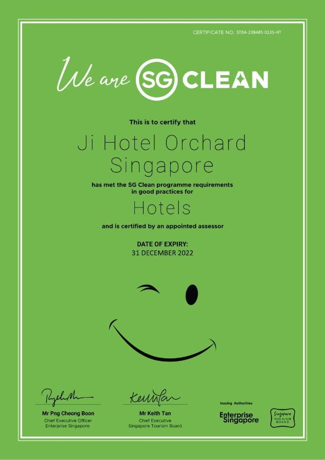 Ji Hotel Orchard 싱가포르 외부 사진